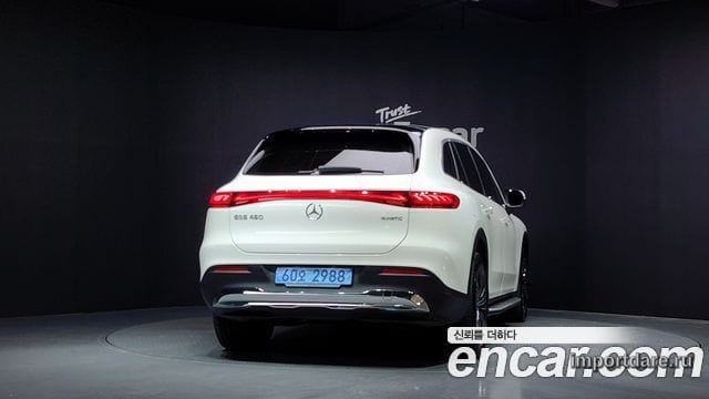 MERCEDES-BENZ EQS SUV X296 2024 — 39 577 км, белый, Корея — под ключ — фото 4