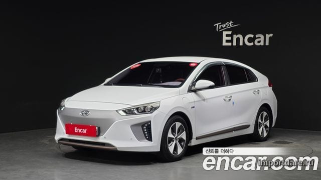HYUNDAI IONIQ ELECTRIC 2017 — 122 488 км, белый, Корея — под ключ — фото 1