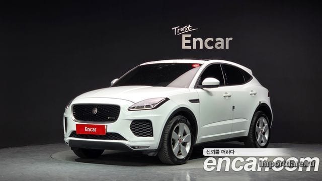 JAGUAR E-PACE 2018 — 110 624 км, белый, Корея — под ключ — фото 1