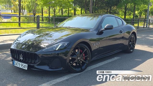 MASERATI GRANTURISMO 2015 — 87 794 км, чёрный, Корея — под ключ — фото 1