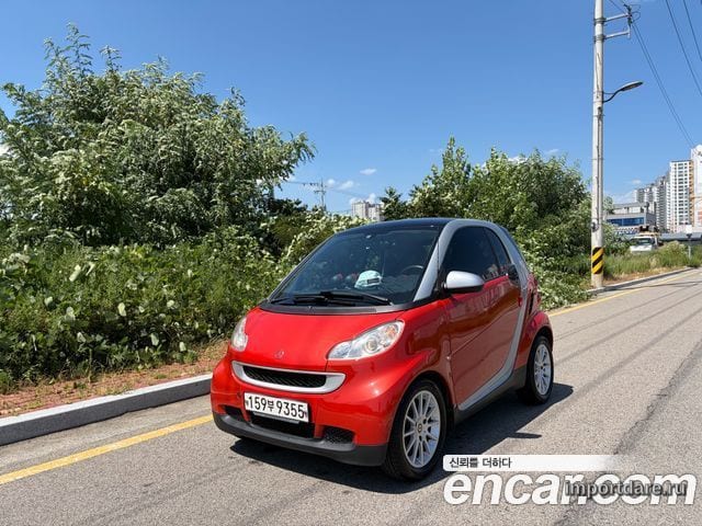 SMART FORTWO COUPE 2008 — 160 000 км, оранжевый, Корея — под ключ — фото 1