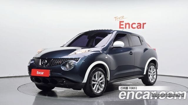 NISSAN JUKE 2014 — 84 763 км, синий, Корея — под ключ — фото 1
