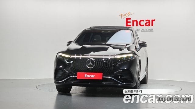 MERCEDES-BENZ EQS SUV X296 2023 — 56 627 км, чёрный, Корея — под ключ — фото 3