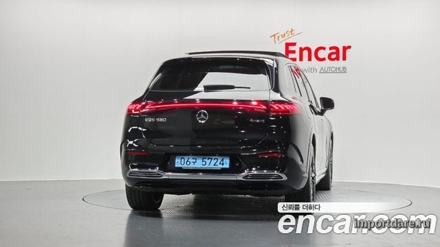 MERCEDES-BENZ EQS SUV X296 2023 — 56 627 км, чёрный, Корея — под ключ — фото 4