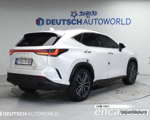LEXUS NX350H 2025 — 7 200 км, белый, Корея — под ключ — фото 2