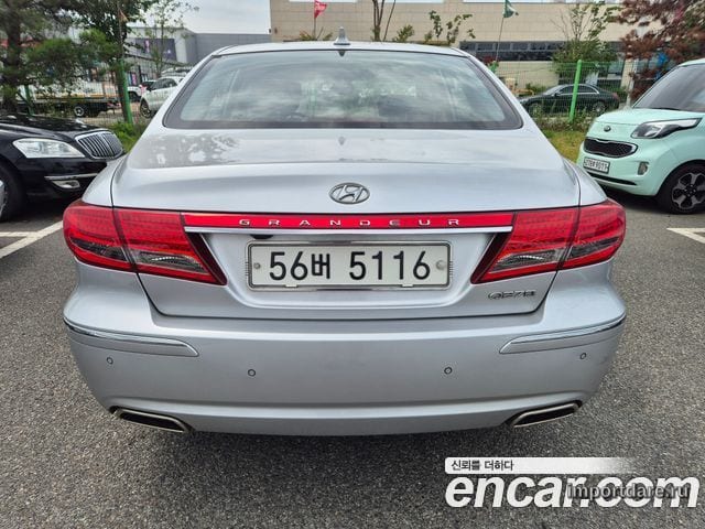 HYUNDAI LUXURY GRANDEUR 2010 — 157 870 км, серебристый, Корея — под ключ — фото 3