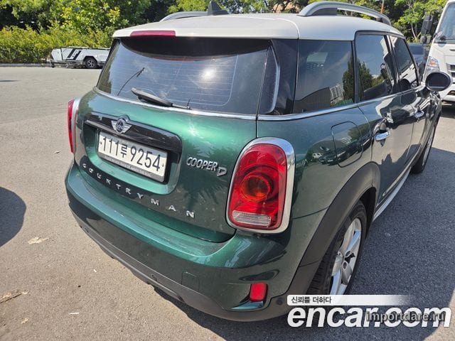 MINI COOPER D COUNTRYMAN 2018 — 100 000 км, тёмно-зелёный, Корея — под ключ — фото 2