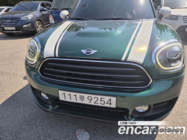 MINI COOPER D COUNTRYMAN 2018 — 100 000 км, тёмно-зелёный, Корея — под ключ — фото 3