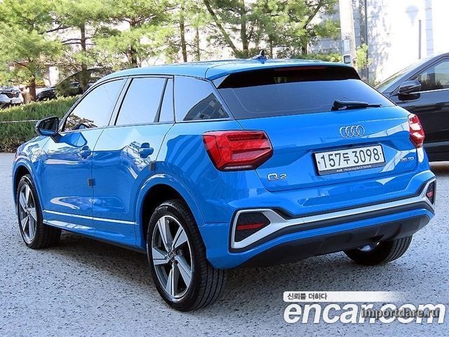 AUDI Q2 2023 — 59 708 км, голубой, Корея — под ключ — фото 2