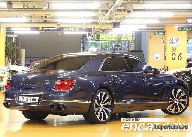 BENTLEY FLYING SPUR 2023 — 23 000 км, синий, Корея — под ключ — фото 2