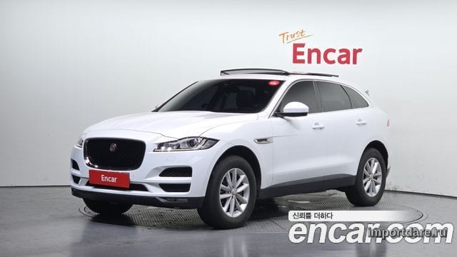 JAGUAR F-PACE 2017 — 99 981 км, белый, Корея — под ключ — фото 1