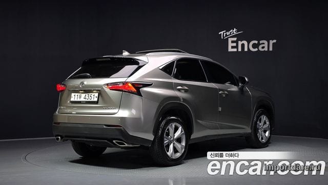 LEXUS NX200T 2015 — 105 646 км, светло-золотистый, Корея — под ключ — фото 2