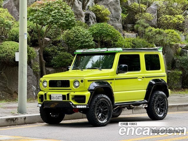SUZUKI JIMNY 2021 — 35 150 км, зелёный, Корея — под ключ — фото 1
