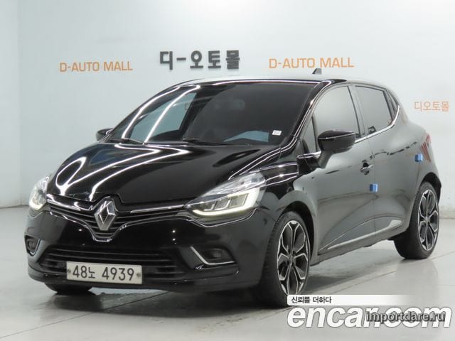 RENAULT KOREA CLIO 2019 — 215 987 км, чёрный, Корея — под ключ — фото 1