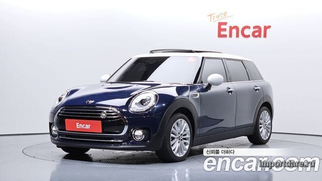MINI COOPER D CLUBMAN 2017 — 63 141 км, синий, Корея — под ключ — фото 1