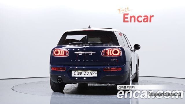 MINI COOPER D CLUBMAN 2017 — 63 141 км, синий, Корея — под ключ — фото 4