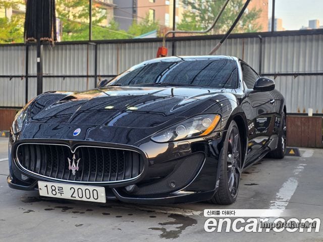 MASERATI GRANTURISMO 2015 — 59 518 км, чёрный, Корея — под ключ — фото 1
