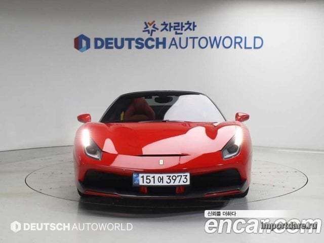 Ferrari 488 интерьер