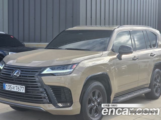 LEXUS LX 2025 — 5 738 км, золотистый, Корея — под ключ — фото 2