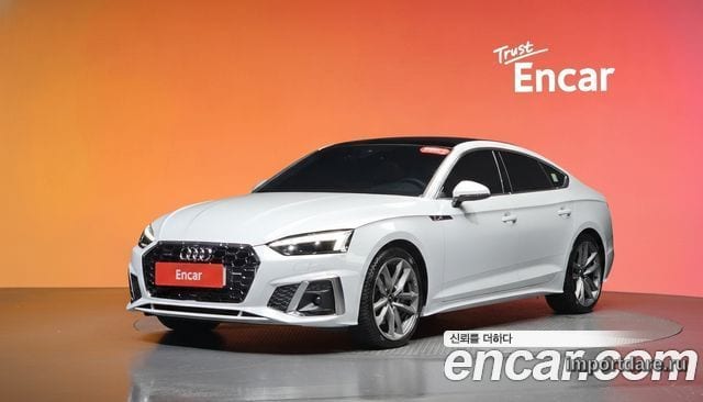 AUDI A5 2023 — 47 004 км, белый, Корея — под ключ — фото 2