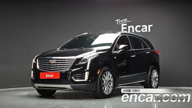 CADILLAC XT5 2018 — 106 110 км, чёрный, Корея — под ключ — фото 1