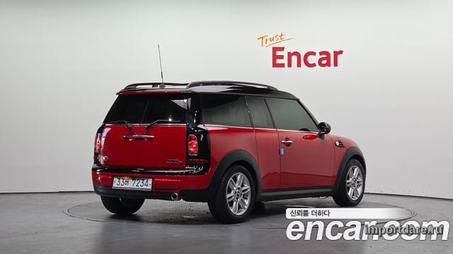 MINI COOPER D CLUBMAN 2014 — 82 283 км, красный, Корея — под ключ — фото 2