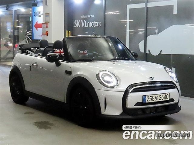 MINI COOPER CONVERTIBLE 2024 — 9 507 км, белый, Корея — под ключ — фото 6
