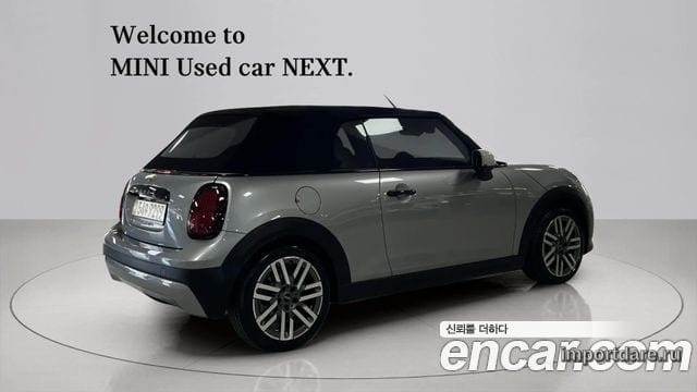 MINI COOPER CONVERTIBLE 2025 — 4 072 км, серебристо-серый, Корея — под ключ — фото 2