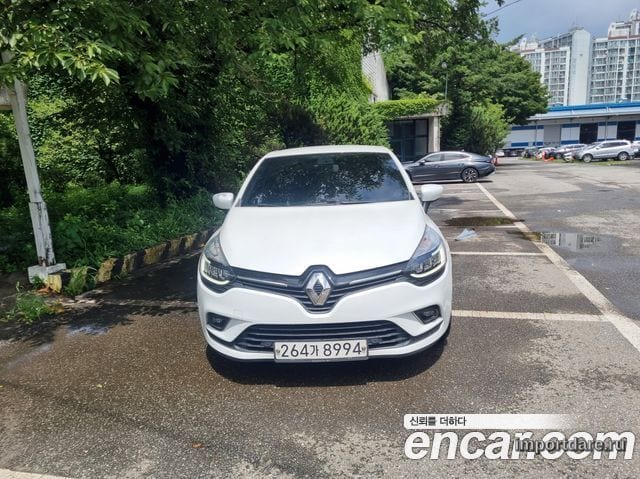 RENAULT KOREA CLIO 2019 — 125 605 км, белый, Корея — под ключ — фото 1