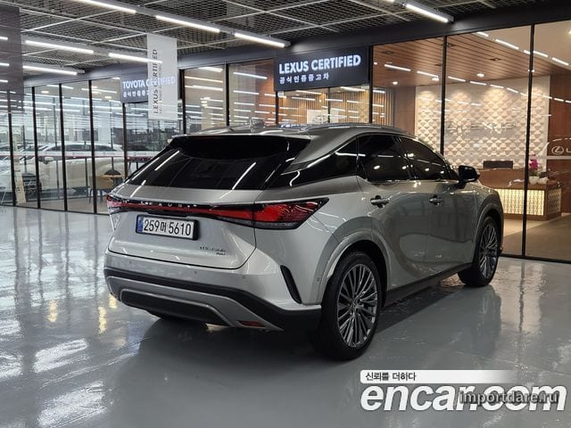 LEXUS RX350H 2025 — 7 046 км, светло-золотистый, Корея — под ключ — фото 2