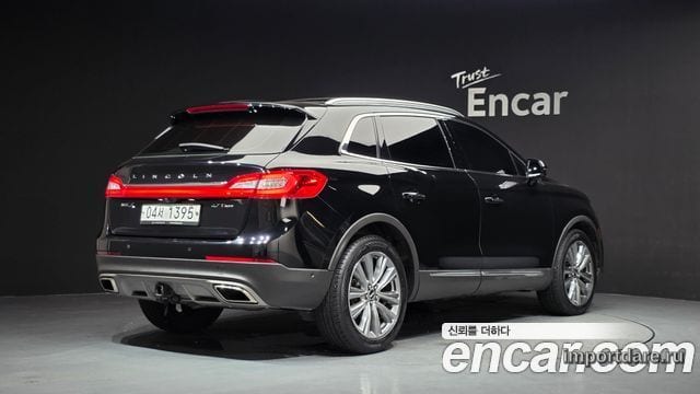 LINCOLN MKX 2017 — 113 269 км, чёрный, Корея — под ключ — фото 2