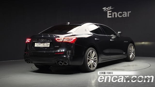 MASERATI GHIBLI 2018 — 122 690 км, чёрный, Корея — под ключ — фото 2