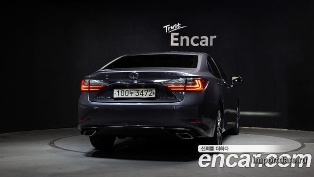 LEXUS ES350 2017 — 48 564 км, серебристо-серый, Корея — под ключ — фото 4