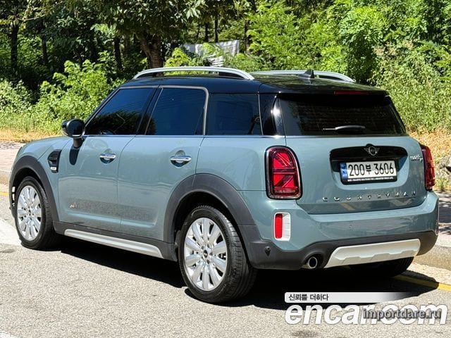 MINI COOPER D COUNTRYMAN 2022 — 65 000 км, голубой, Корея — под ключ — фото 3