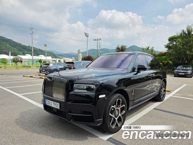 ROLLS-ROYCE CULLINAN 2021 — 68 500 км, чёрный, Корея — под ключ — фото 2