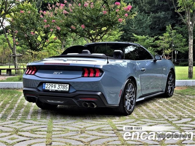 FORD MUSTANG 2024 — 40 966 км, синий, Корея — под ключ — фото 2