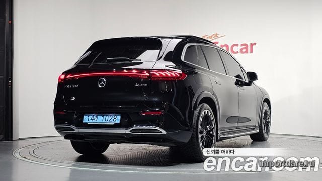 MERCEDES-BENZ EQS SUV X296 2023 — 58 994 км, чёрный, Корея — под ключ — фото 2