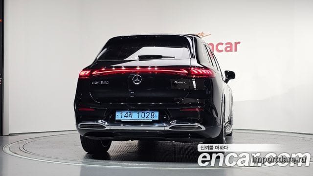 MERCEDES-BENZ EQS SUV X296 2023 — 58 994 км, чёрный, Корея — под ключ — фото 4