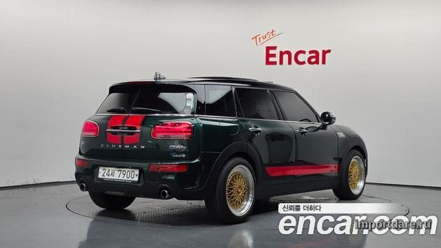 MINI COOPER S CLUBMAN 2019 — 112 003 км, зелёный, Корея — под ключ — фото 2