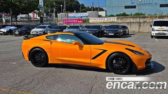 CHEVROLET CORVETTE 2014 — 53 000 км, синий, Корея — под ключ — фото 5