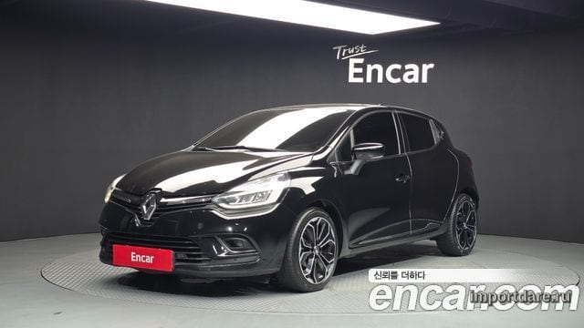 RENAULT KOREA CLIO 2018 — 214 058 км, чёрный, Корея — под ключ — фото 1