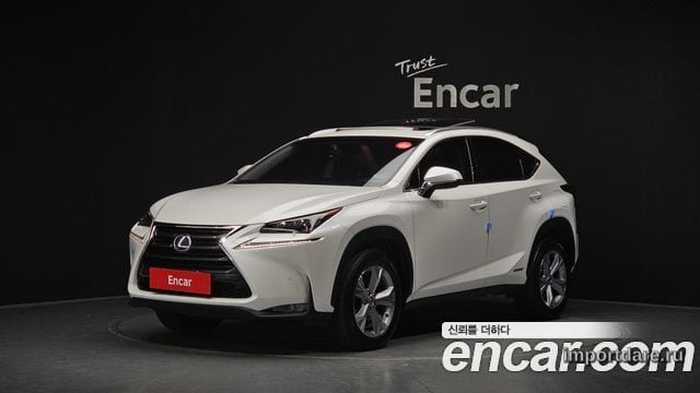LEXUS NX300H 2016 — 85 553 км, белый, Корея — под ключ — фото 1