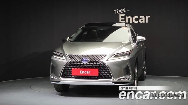 LEXUS RX450H 2021 — 32 881 км, светло-золотистый, Корея — под ключ — фото 3