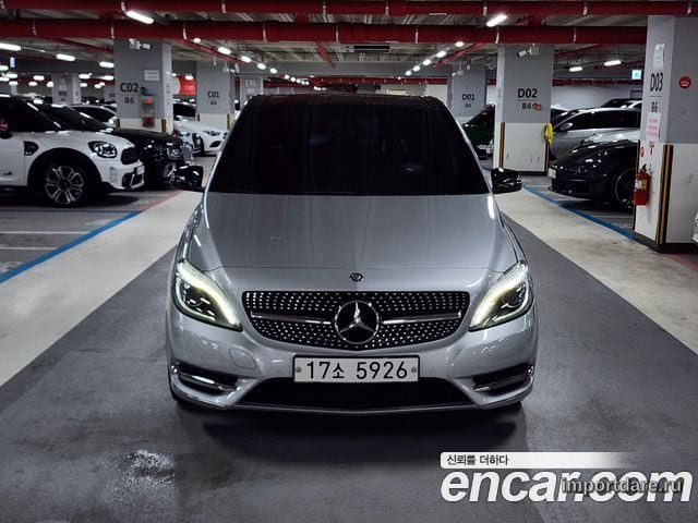 MERCEDES-BENZ B-CLASS W246 2014 — 89 154 км, серебристый, Корея — под ключ — фото 3
