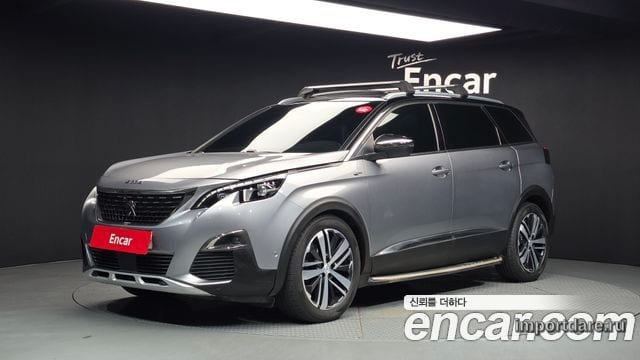PEUGEOT 5008 2019 — 112 694 км, серебристо-серый, Корея — под ключ — фото 1