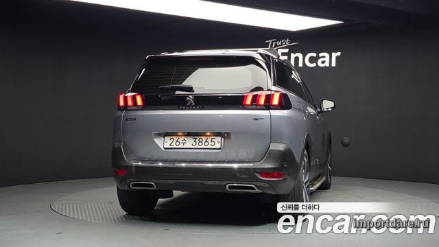 PEUGEOT 5008 2019 — 112 694 км, серебристо-серый, Корея — под ключ — фото 4