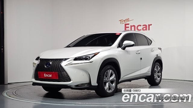 LEXUS NX300H 2017 — 126 576 км, белый, Корея — под ключ — фото 1
