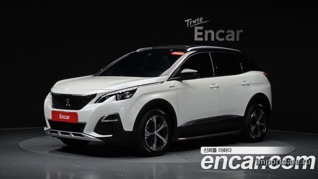 PEUGEOT 3008 2019 — 73 833 км, белый, Корея — под ключ — фото 1