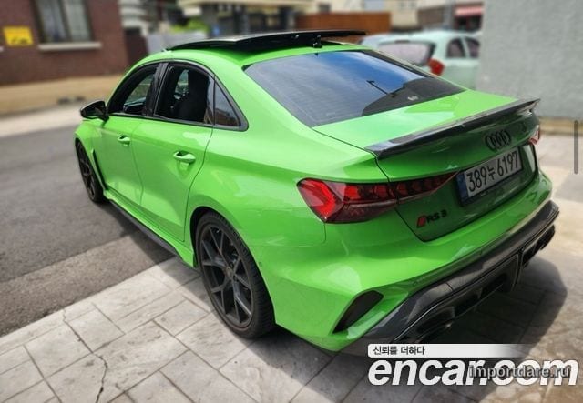 AUDI RS3 2025 — 10 500 км, Корея — под ключ — фото 2
