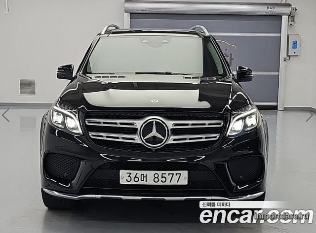 MERCEDES-BENZ GLS-CLASS X166 2018 — 170 955 км, чёрный, Корея — под ключ — фото 2